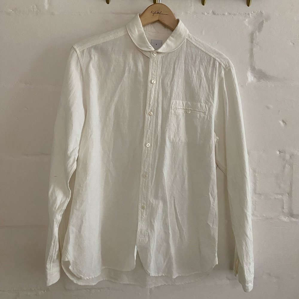 Crisp white shirt from Australian indie designer MAILLOT